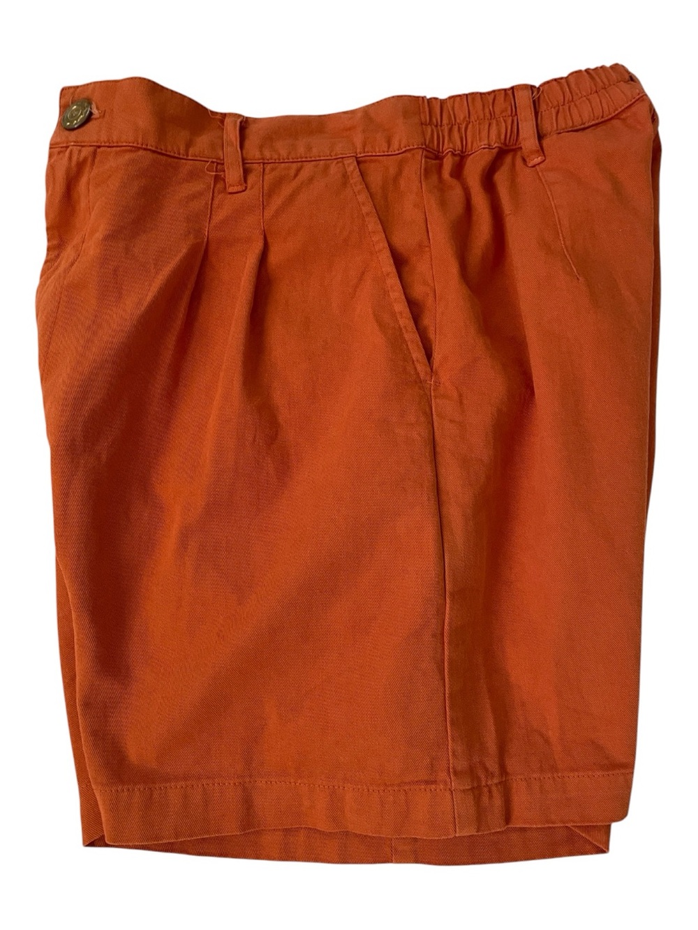 Big Bud Press Orange Elastic-Waist Trousers Shorts Size Small - Picture 5 of 8